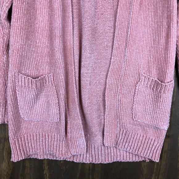 Bobbie Brooks Womens Sweater Pink Cardigan Soft Knitted Comfort Warmth Small - Picture 3 of 11